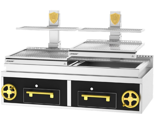 Parrilla Vasca Doble Josper PVJ-76-2-1-CT Doble Mastil Acero Inoxidable