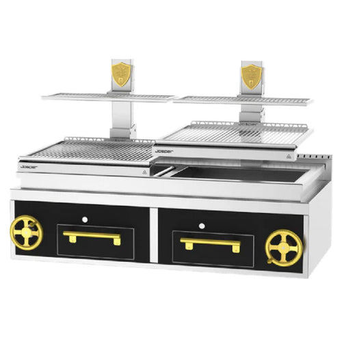 Parrilla Vasca Doble Josper PVJ-76-2-1-CT Doble Mastil Acero Inoxidable