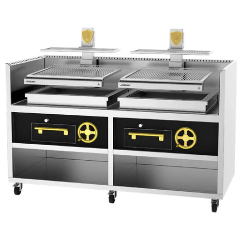 Parrilla Vasca de Monoblock Doble Josper PVJ-76-2-2-MB Acero Inoxidable