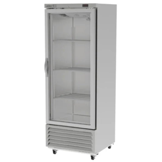 REFRIGERADOR ASBER ARR-17-G-H HC, REFRIGERADOR ASBER , REFRIGERADOR VERTICAL 1 PUERTA DE CRISTAL TEMPLADO DE VENTA EN WEBSTAURANT MEXICO