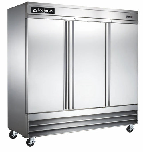 Refrigerador Industrial  ICEHAUS RV-3PS-SS-01 3 Puertas Solidas 67 Pies