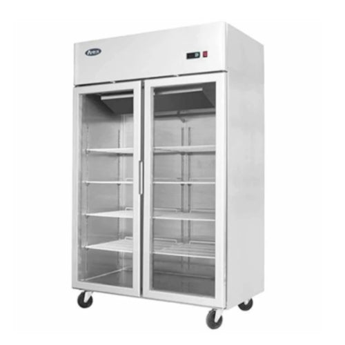 REFRIGERADOR ACERO INOX 2 PUERTAS CRISTAL ATOSA MCF8605GR