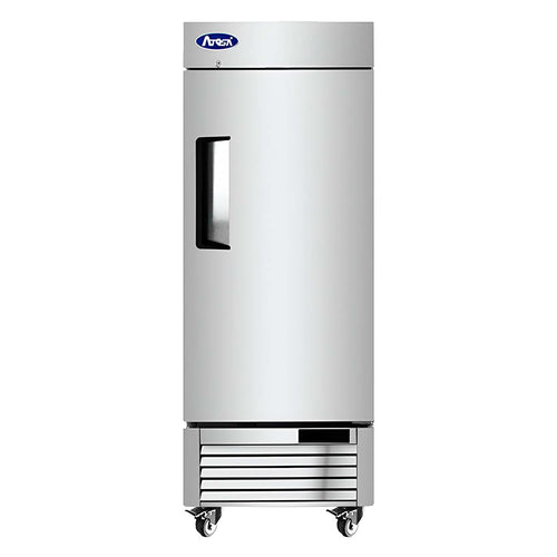 REFRIGERADOR ACERO 1 PUERTA SOLIDA "ALTURA REDUCIDA" ATOSA MBF8519GR