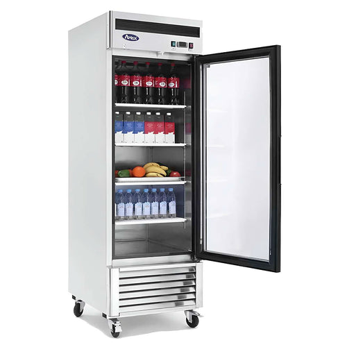 REFRIGERADOR ACERO 1 PUERTA CRISTAL ATOSA MCF8705GR