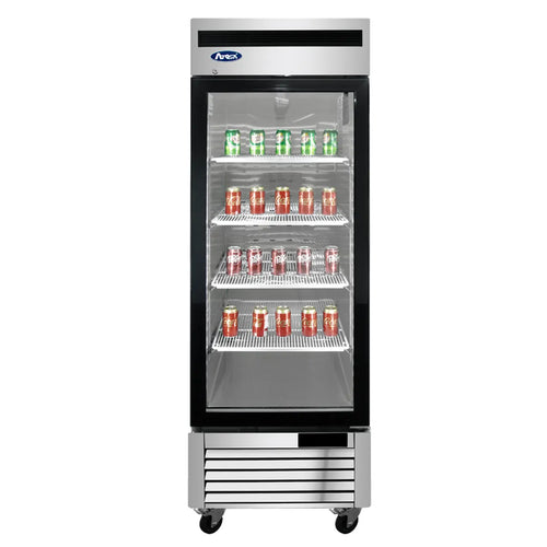 REFRIGERADOR ACERO 1 PUERTA CRISTAL ATOSA MCF8705GR