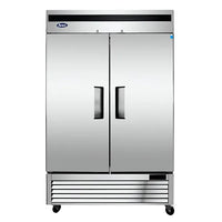 REFRIGERADOR ACERO 2 PUERTAS SOLIDAS ATOSA MBF8507GR