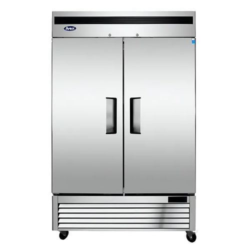 REFRIGERADOR ACERO 2 PUERTAS SOLIDAS ATOSA MBF8507GR