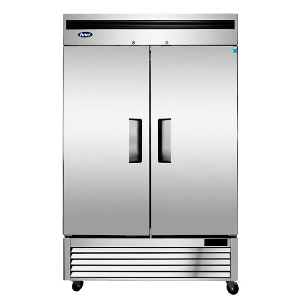 REFRIGERADOR ACERO 2 PUERTAS SOLIDAS ATOSA MBF8507GR