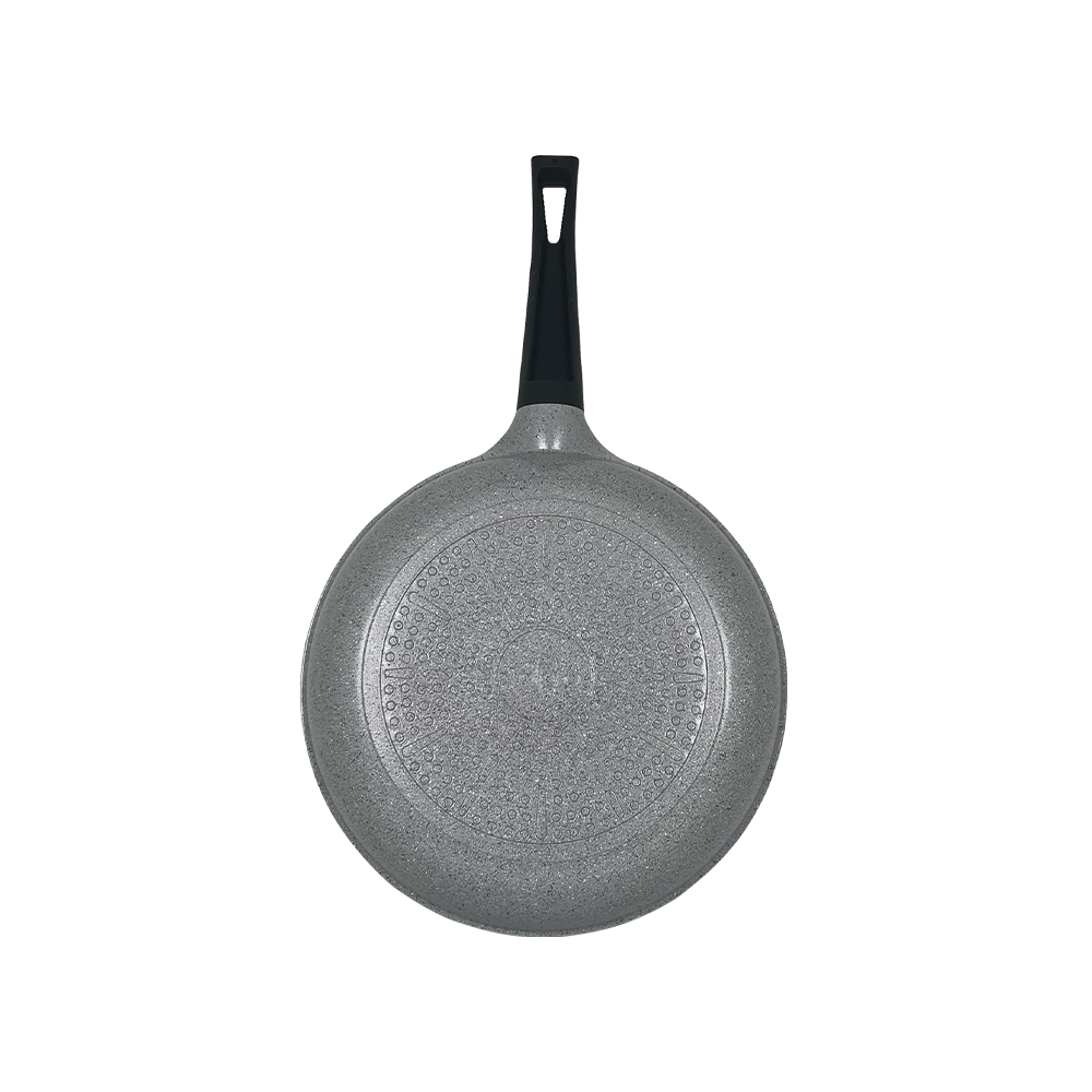 vista inferior del sartén con inducción del set coquette premium 9870 gris de ALPRO, de venta en Webstaurant México