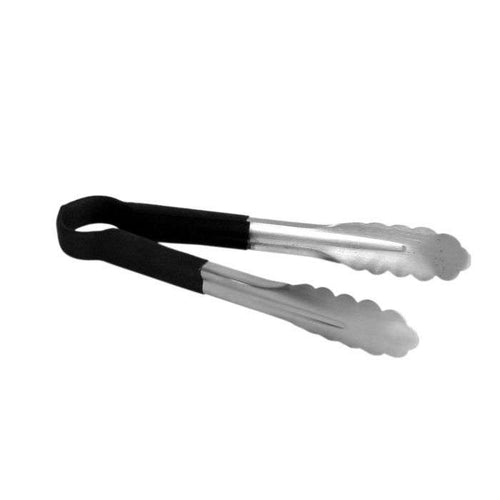 PINZA ACERO INOXIDABLE 10" MANGO NEGRO DS105N