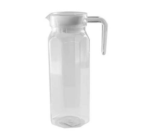 Jarra Para Agua Transparente Policarbonato Tapa Plastico 1.1 Lt D1801P