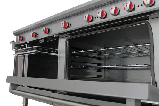 Drago-UNIVERSAL-STD-Vista del horno-Gas-Acero-Inoxidable-WebstaurantMx