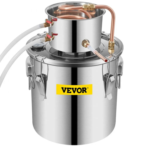 Destilador de Alcohol VEVOR 5 Gal./21L. ZLSJ5GALZLQ000001V0