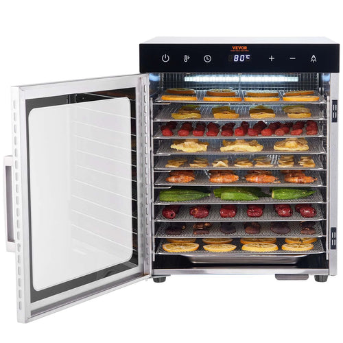 Máquina Deshidratadora de Alimentos VEVOR SS-10H