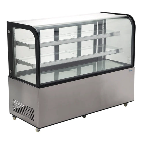 Vitrina Refrigerada de Piso con Cristal Curvo MIGSA ARC-370Y
