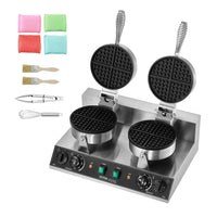 Wafflera Comercial Doble VEVOR XC-HF-2/ ht-2