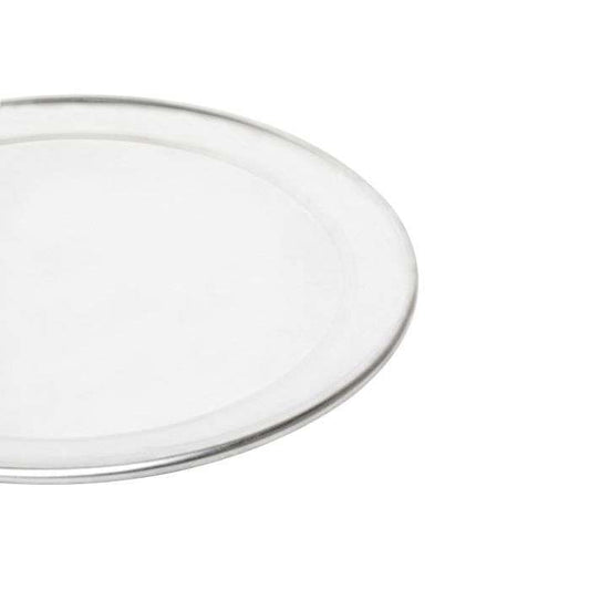 Charola solida para Pizza de 8 " con borde ancho ALPTWR008 en Aluminio marca thunder group