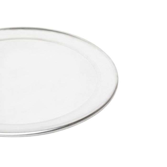 Charola solida para Pizza de 8 " con borde ancho ALPTWR008 en Aluminio marca thunder group