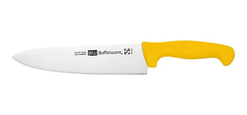 CUCHILLO CHEF 10" AMARILLO BUFFETWARE BO410AM