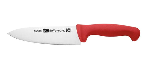 CUCHILLO CHEF 10" ROJO BUFFETWARE BO410R