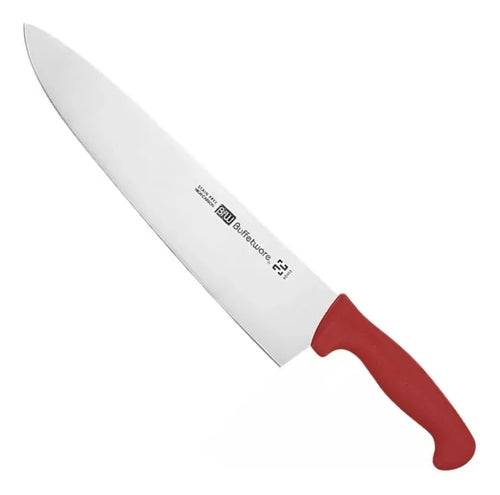 CUCHILLO CHEF 10" ROJO BUFFETWARE BO410R