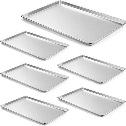 charola lisa de aluminio marca buffetware modelo DS0367 charola lisa para hornear
