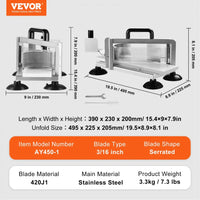 Cortadora de Tomates Comercial VEVOR AY450-1