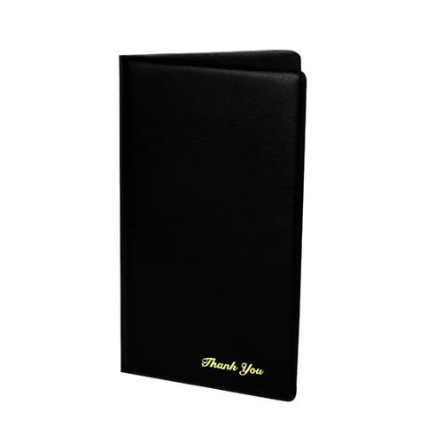 Porta Cuenta Negro Tipo Piel  PCPC-1BL