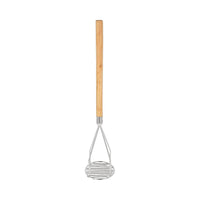 Machacador de Papas redondo mango madera 18pg SLPMR018