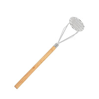 Machacador de Papas redondo mango madera 18pg SLPMR018
