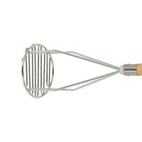 Machacador de Papas redondo mango madera 18pg SLPMR018