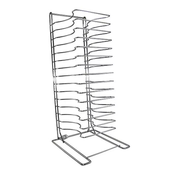 Espiguero Rack para 15 pizzas en Acero Cromado CRPT1015