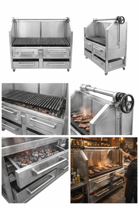 SUPER ASADOR "GOLIATH" PARA CARBÓN – MAQUINOX