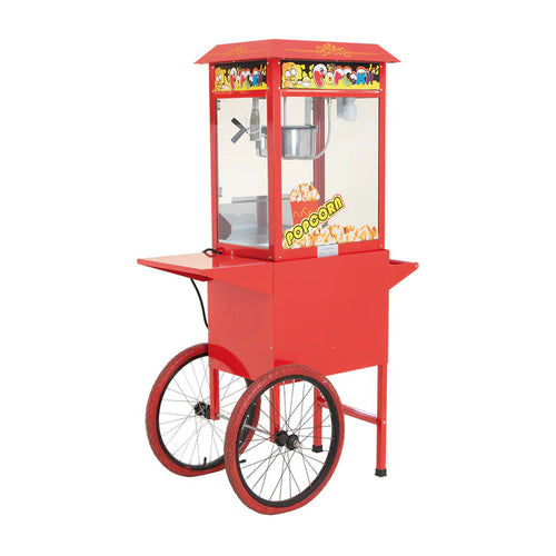 Maquina De Palomitas Con Carro MIGSA HP-BC-A 250 Gramos (8 Oz)
