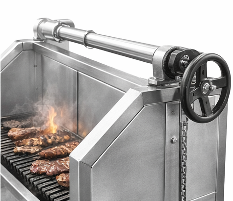 SUPER ASADOR "GOLIATH" PARA CARBÓN – MAQUINOX