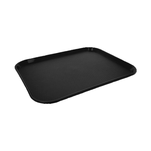CHAROLA RECTANGULAR PARA CAFETERIA PP NEGRO 14 X 17.75 pg