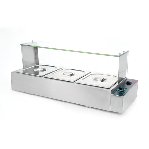 Baño María Eléctrico De 3 Insertos  MIGSA BN-B22