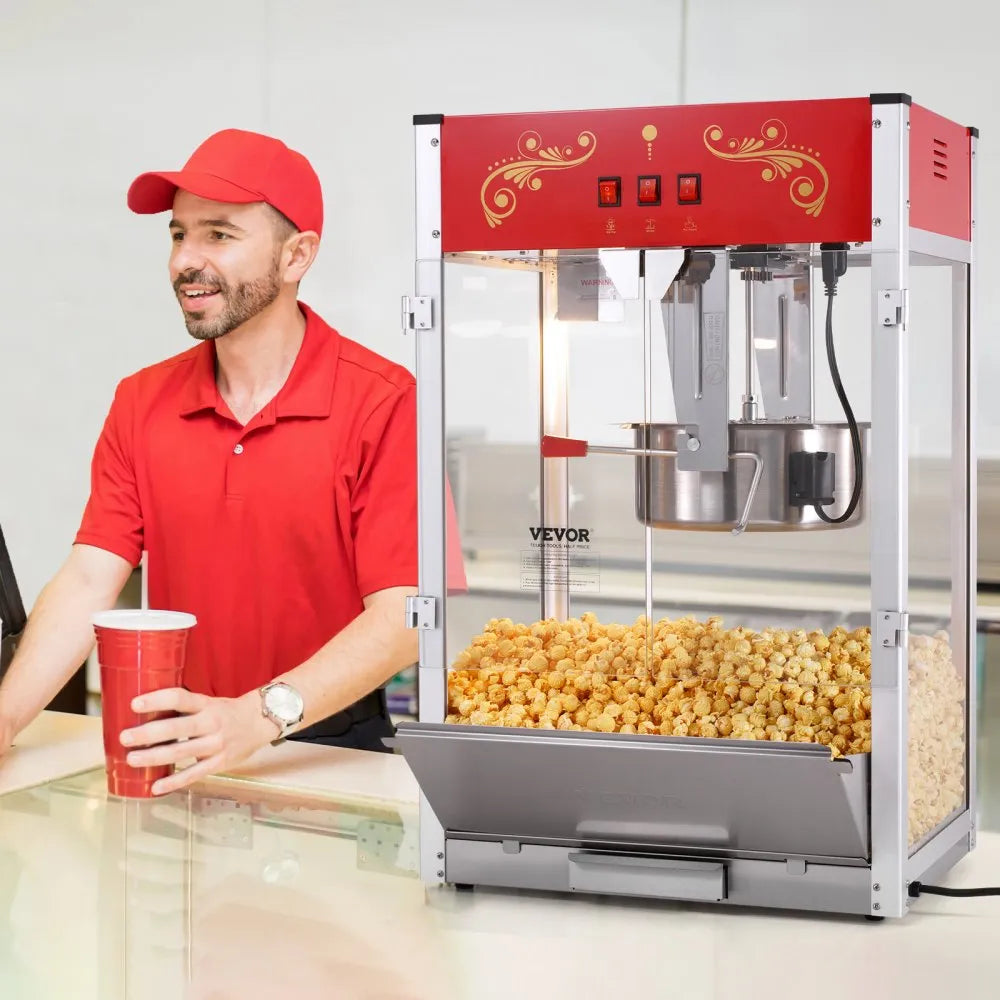 Máquina para hacer palomitas de maíz 16OZ VEVOR  TSBMHJ16OZ14CQR1LV1