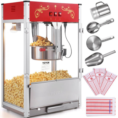 Máquina para hacer palomitas de maíz 16OZ VEVOR  TSBMHJ16OZ14CQR1LV1
