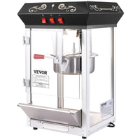 Máquina de palomitas NEGRO 8oz VEVOR NP08001SE