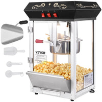 Máquina de palomitas NEGRO 8oz VEVOR NP08001SE