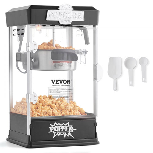 Máquina de Palomitas 4oz negra VEVOR