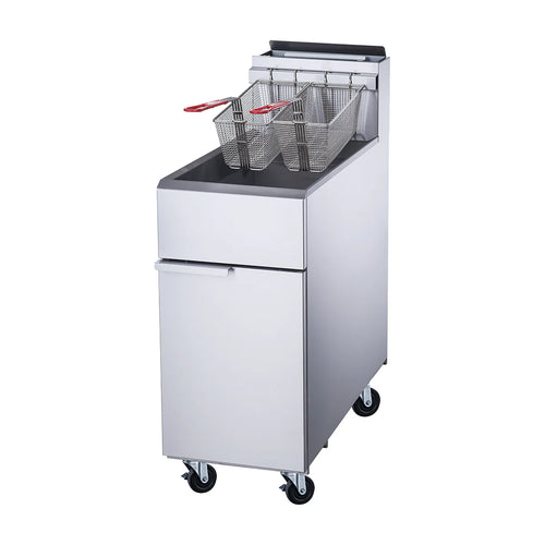 Freidora Industrial a Gas 3 Quemadores 18L MIGSA MGEF-3-MG