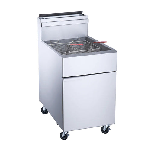 Freidora Industrial a Gas 5 Quemadores 32L MIGSA MGEF-5-MG