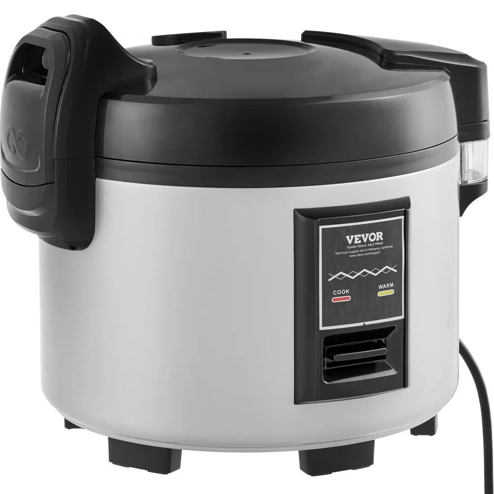 Olla arrocera comercial 15L VEVOR SYDFBLGS15LL87A7JV1 , modelo X15011 ,capacidad 70 tazas, 15L total, olla interior antiadherente. Cocción rápida y 12 horas de conservación de calor.