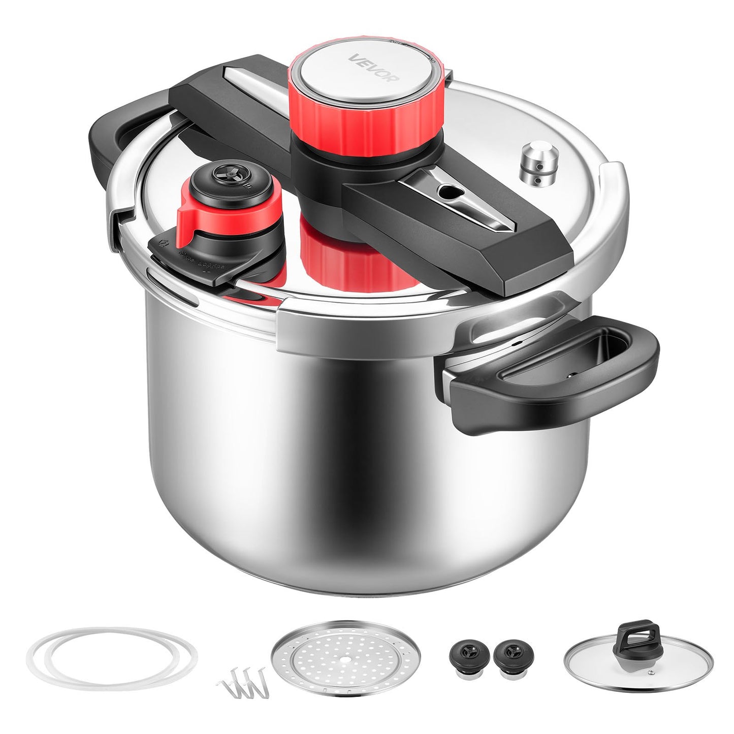 Olla Express 6L acero inoxidable 304 VEVOR