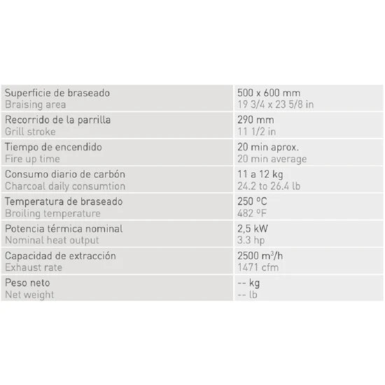 parrilla vasca pvj 50 1 ct