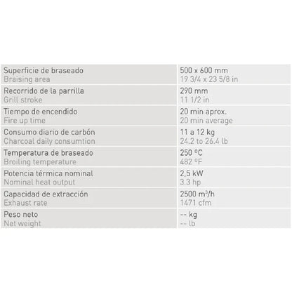 parrilla vasca pvj 50 1 ct
