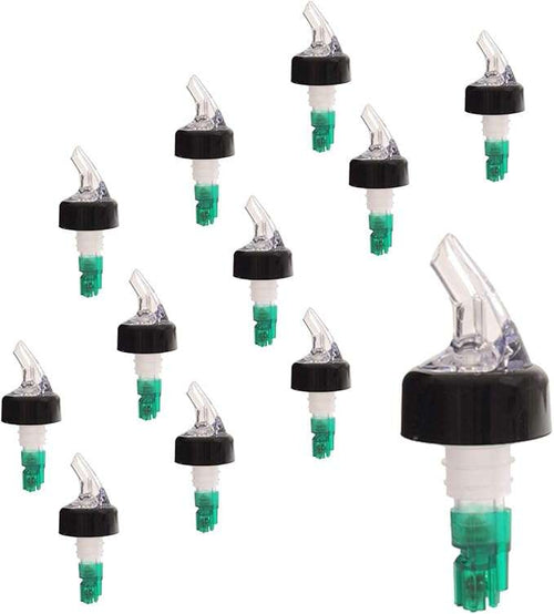 DOSIFICADOR DE LICORES CON CUELLO 3/4 OZ VERDE  PLPR075C