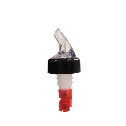 Dosificador de licor con cueloo rojo de 1 oz thunder group